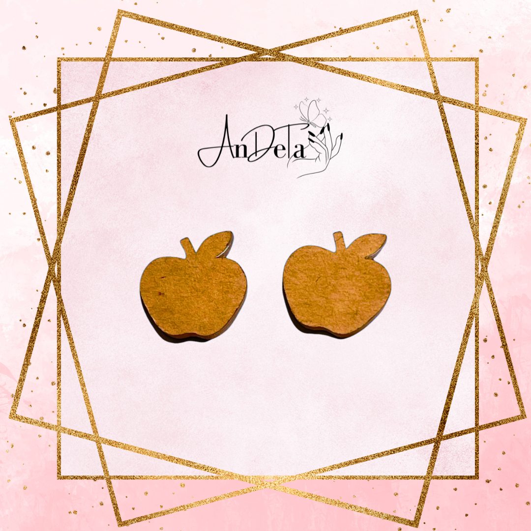 Apple Post Earrings (Pair)