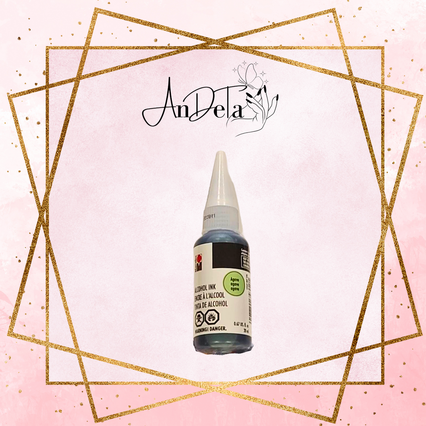 Tinta de alcohol de agave