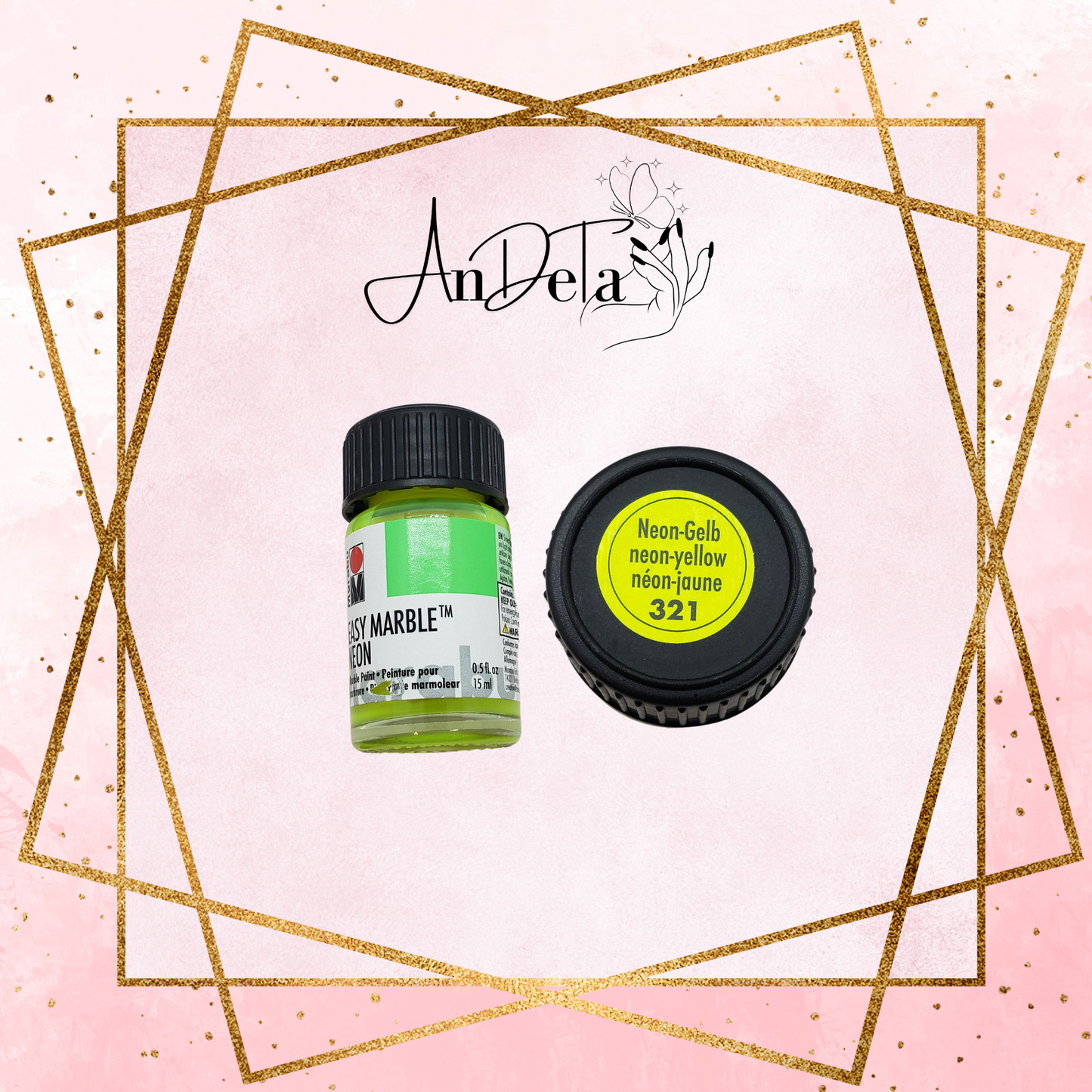 Easy Marble Neon Yellow