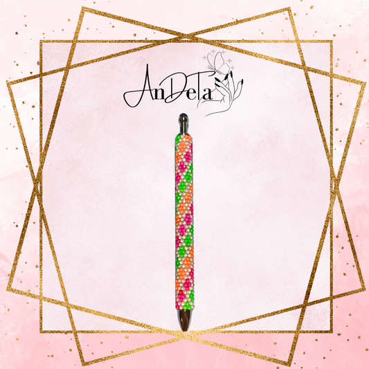 Neon Rhinestone Pen