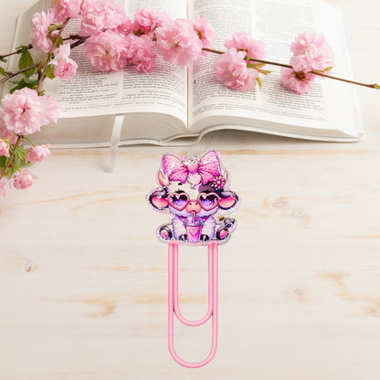 Cute Cow Bookmark