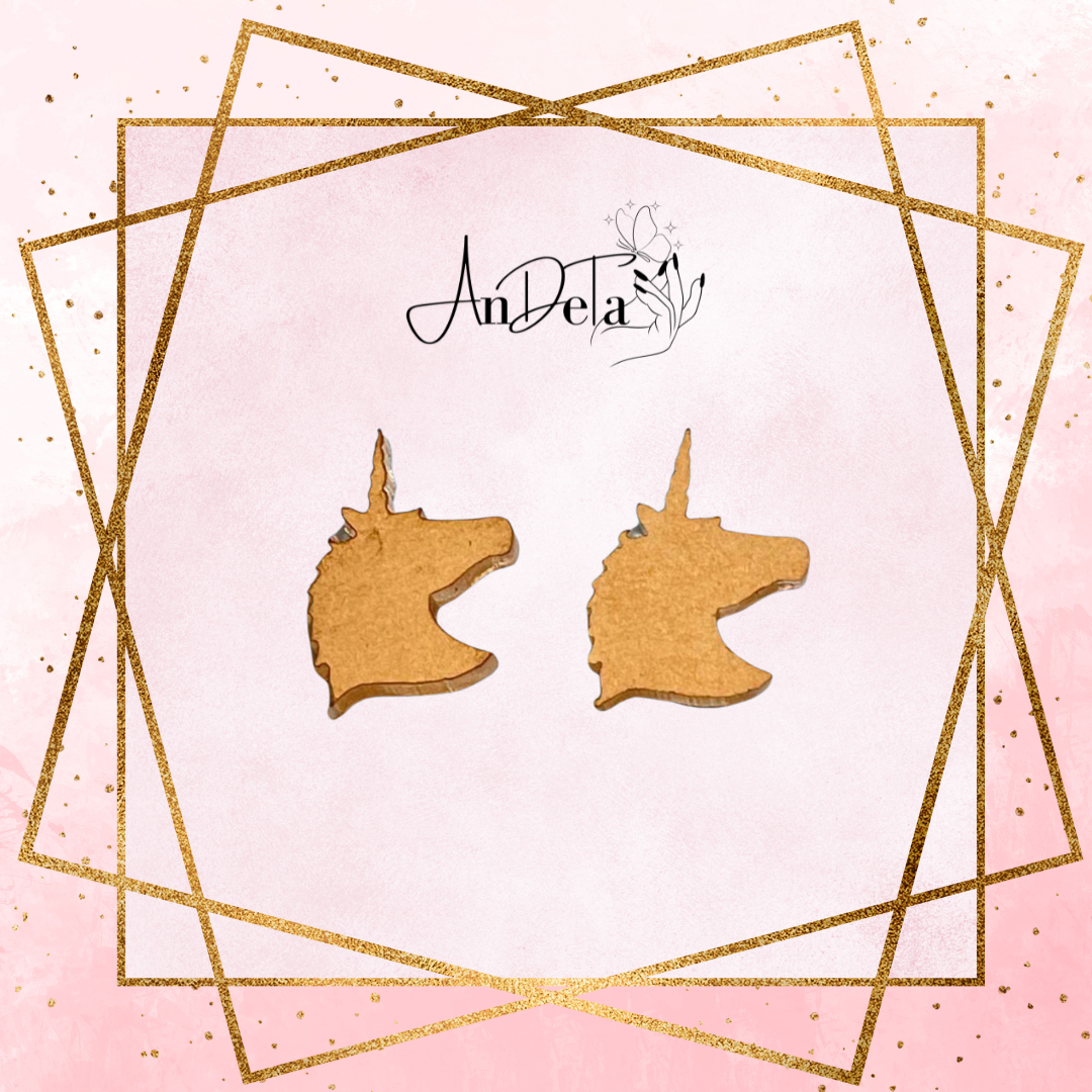 Unicorn Post Earrings (Pair)