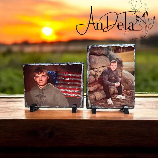 Personalised Slate Photo Frame